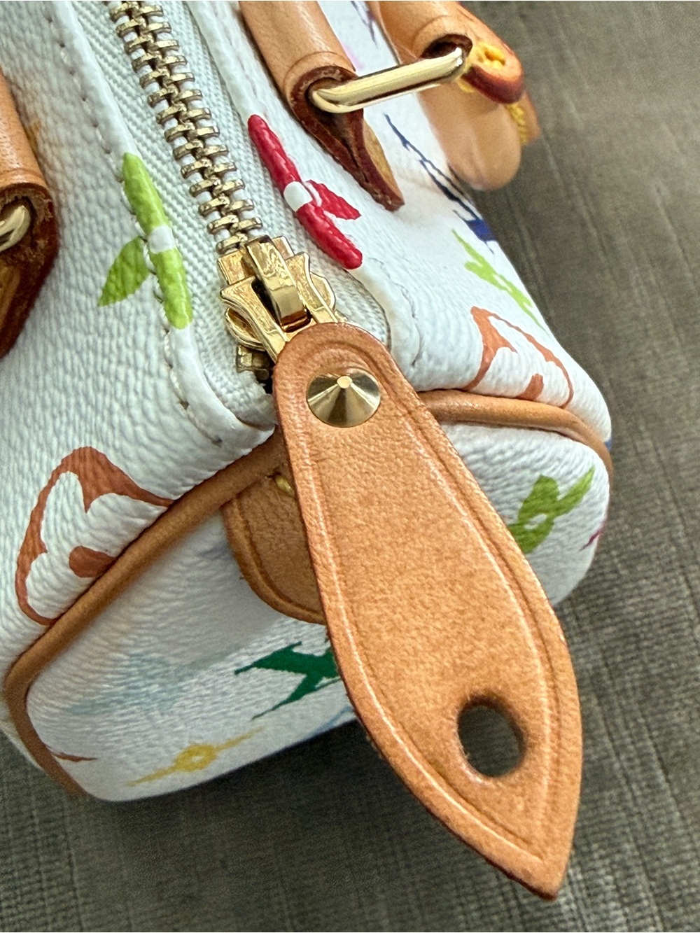 ✨ PRISTINE ✨💯% Authentic Louis Vuitton Multicolor Monogram Nano Speedy - Picture 10 of 12